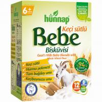 Hünnap Keçi Sütlü Bebe Bisküvisi (12 Vitamin 8 Mineral ) 3 Paket